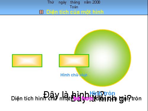 Diện tích của một hình