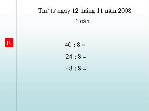 Các Bài giảng khác thuộc Chương trình Toán 3