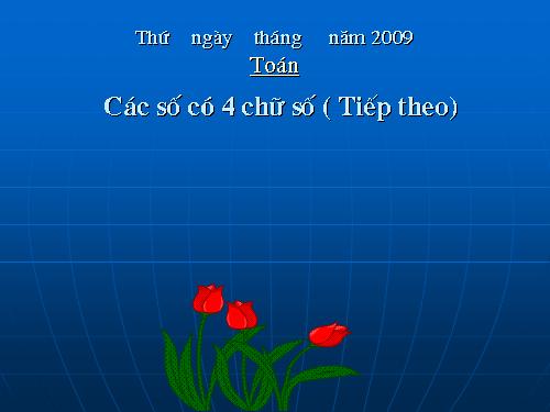 Các số có bốn chữ số