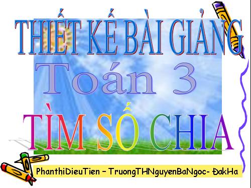 Tìm số chia