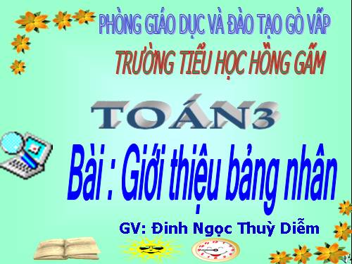 Giới thiệu bảng nhân