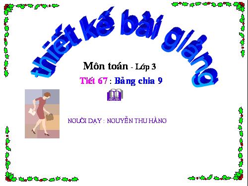 Bảng chia 9