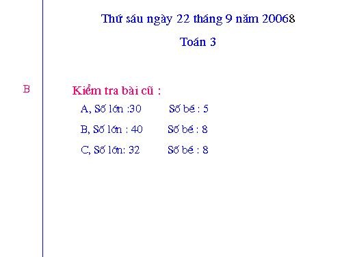 So sánh số bé bằng một phần mấy số lớn