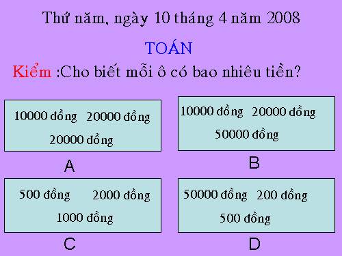 Các Bài giảng khác thuộc Chương trình Toán 3