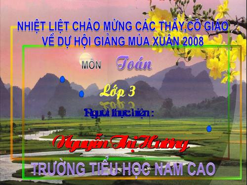 Diện tích hình chữ nhật.