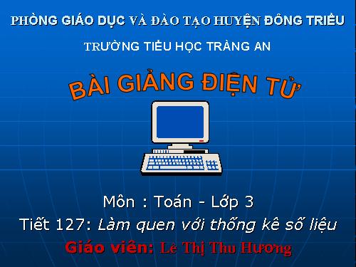 Làm quen với thống kê số liệu