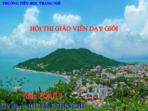 Các Bài giảng khác thuộc Chương trình Toán 3