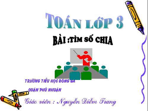 Tìm số chia