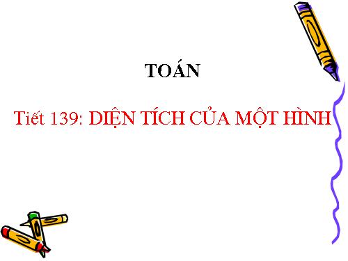 Diện tích của một hình