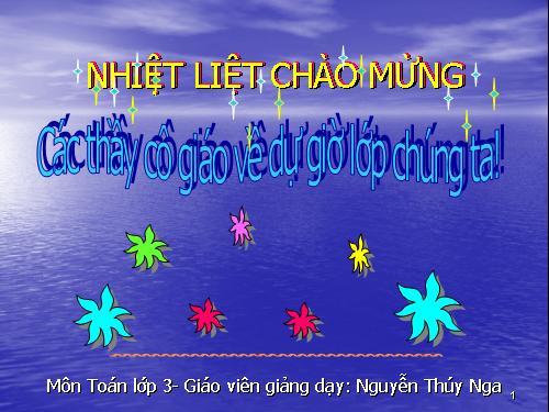 Tìm một trong các phần bằng nhau của một số