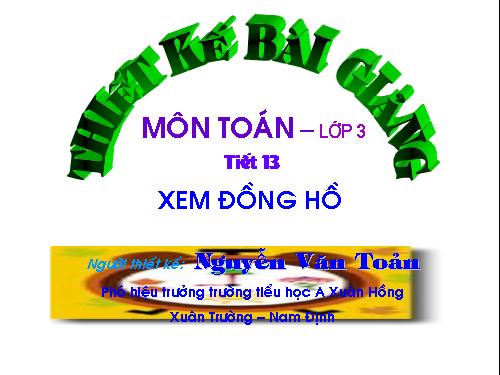 Xem đồng hồ