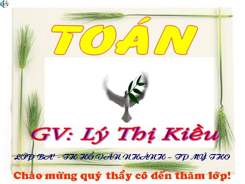 Các Bài giảng khác thuộc Chương trình Toán 3