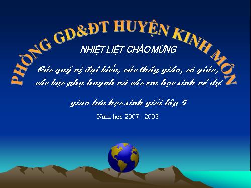 Rung chuông vàng lớp 5