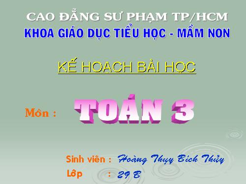 Bài toán giải bằng hai phép tính
