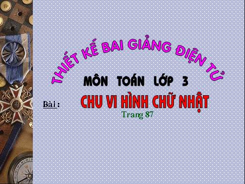 Chu vi hình chữ nhật