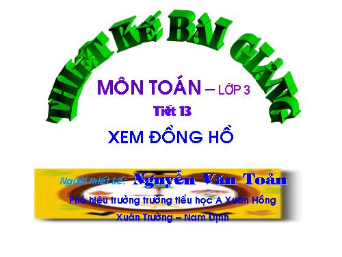 Xem đồng hồ