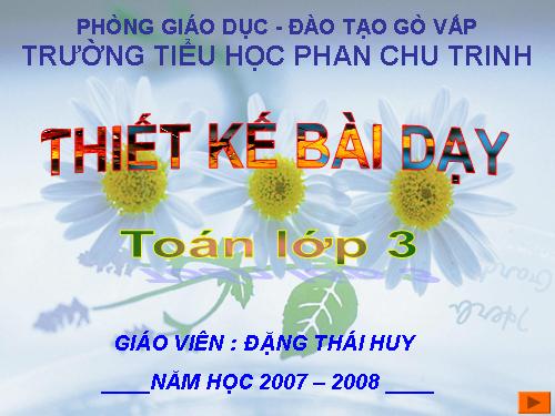 Các Bài giảng khác thuộc Chương trình Toán 3