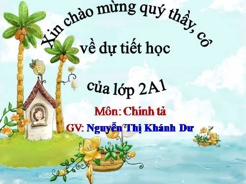 Tuần 6. Nghe-viết: Ngôi trường mới