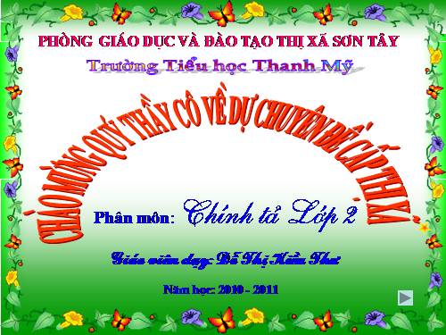 Tuần 6. Nghe-viết: Ngôi trường mới