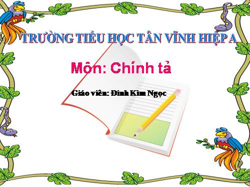 Tuần 20. Nghe-viết: Gió