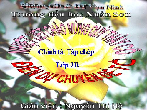 Tuần 7. Tập chép: Người thầy cũ