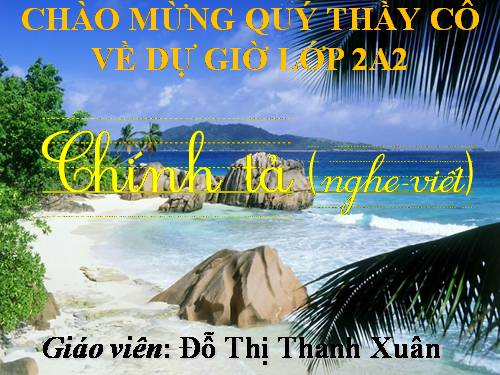 Tuần 28. Nghe-viết: Cây dừa