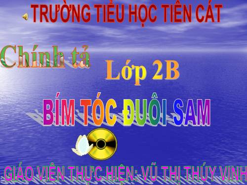 Tuần 4. Tập chép: Bím tóc đuôi sam