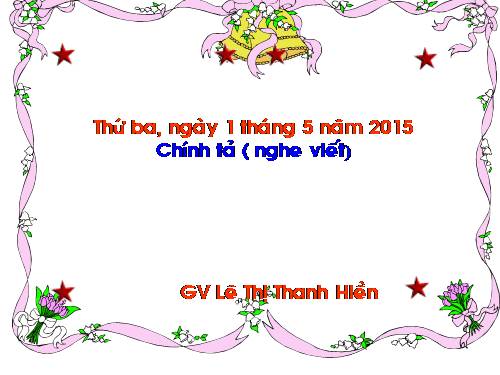Tuần 34. Nghe-viết: Người làm đồ chơi