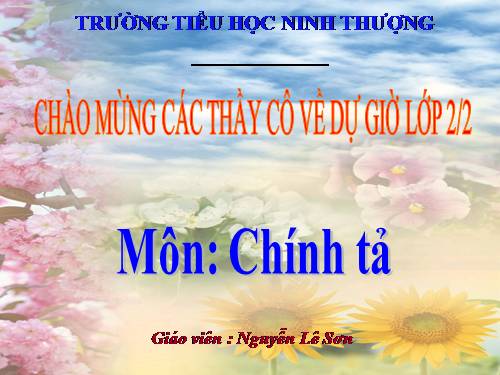 Tuần 15. Nghe-viết: Bé Hoa