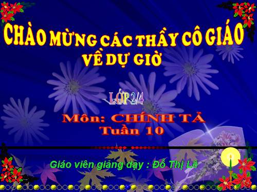 Tuần 10. Tập chép: Ngày lễ