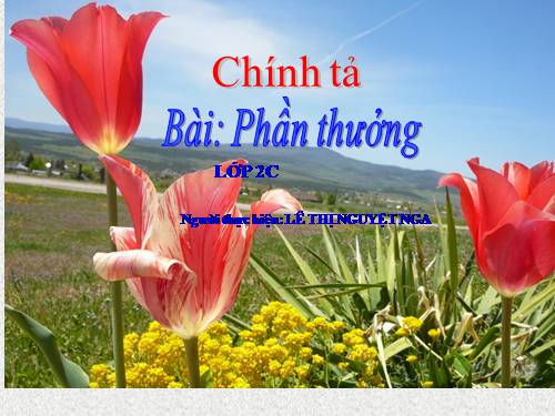 Tuần 2. Tập chép: Phần thưởng