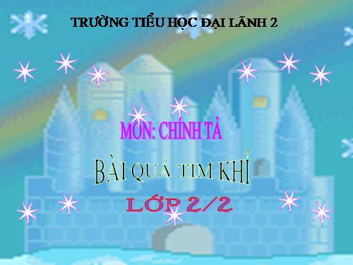 Tuần 24. Nghe-viết: Quả tim khỉ