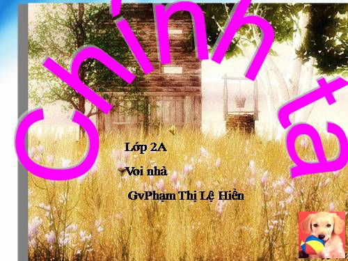 Tuần 24. Nghe-viết: Voi nhà