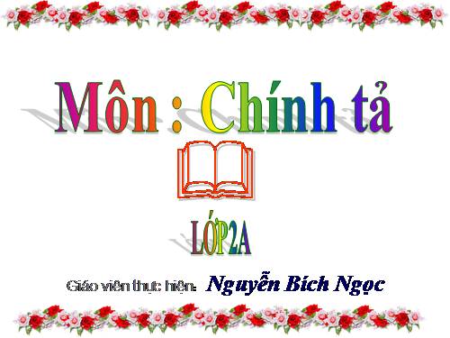Tuần 7. Nghe viết: Cô giáo lớp em