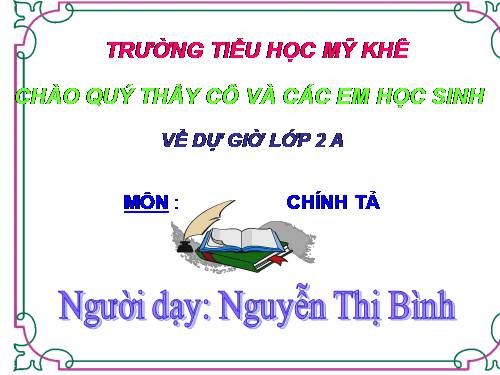 Tuần 10. Nghe-viết: Ông và cháu