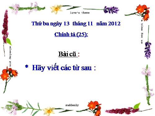 Tuần 13. Tập chép: Bông hoa Niềm Vui