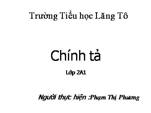 Tuần 14. Tập chép: Tiếng võng kêu