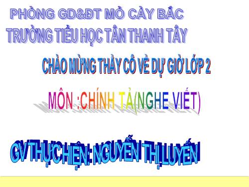 Tuần 11. Nghe-viết: Cây xoài của ông em