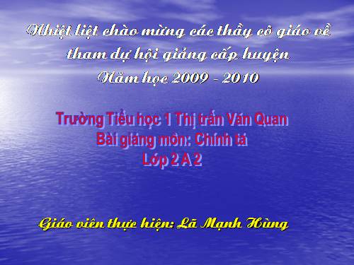 Tuần 22. Nghe-viết: Một trí khôn hơn trăm trí khôn