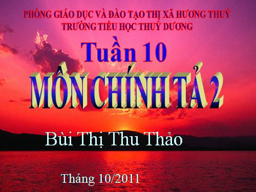 Tuần 10. Nghe-viết: Ông và cháu