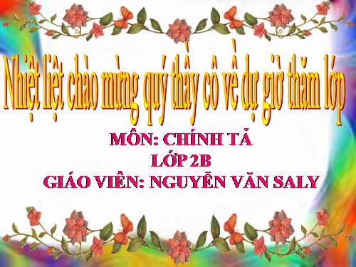 Tuần 14. Tập chép: Tiếng võng kêu