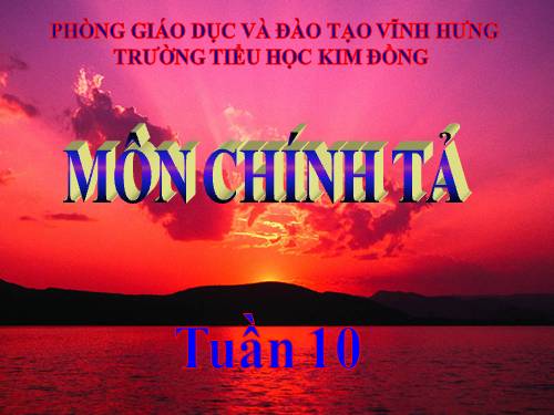 Tuần 10. Nghe-viết: Ông và cháu