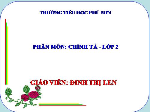 Tuần 5. Nghe-viết: Cái trống trường em