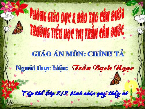 Tuần 16. Nghe-viết: Trâu ơi!