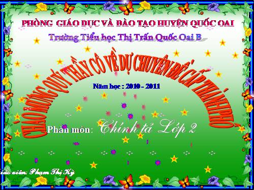 Tuần 6. Nghe-viết: Ngôi trường mới