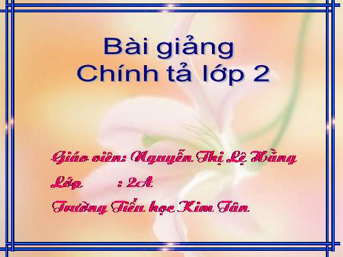 Tuần 6. Nghe-viết: Ngôi trường mới