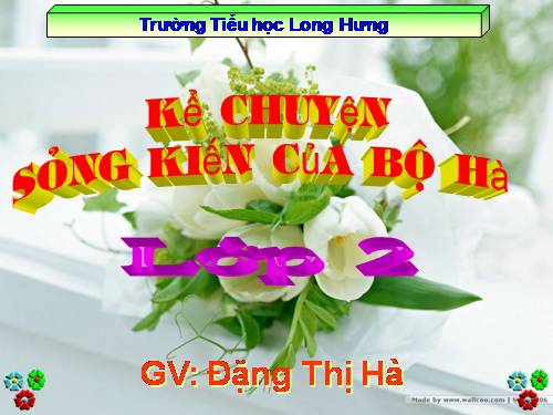 Tuần 10. Sáng kiến của bé Hà