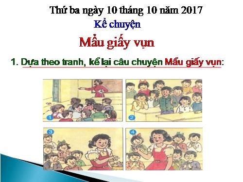 Tuần 6. Mẩu giấy vụn