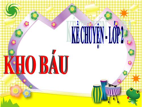 Tuần 28. Kho báu