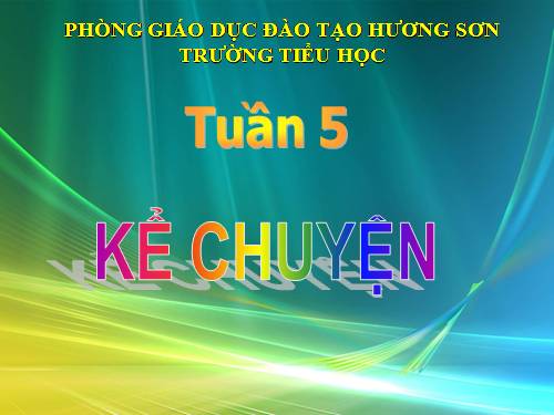 Tuần 5. Chiếc bút mực